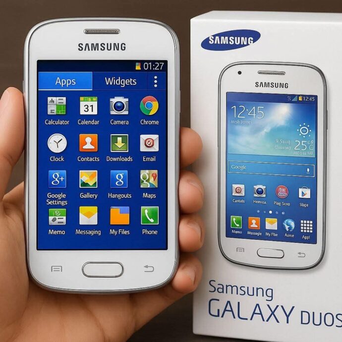 ⁦هاتف Samsung Galaxy S Duos⁩ - الصورة ⁦3⁩